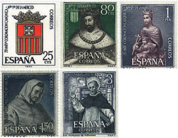 84586 MNH ESPAÑA 1963 75 ANIVERSARIO DE LA CORONACION CANONICA DE NUESTRA SEÑORA DE LA MERCED - Ungebraucht