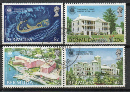 Delcampe - BERMUDES /BERMUDA / Oblitérés / Used / 1980 - Réunion Des Ministres Des Finances Du Commonwealth - Bermuda