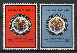 Colombia 1962 Mi 1019-1020 MNH  (ZS3 CLB1019-1020) - Stamps