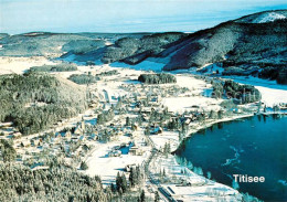 Titisee Fliegeraufnahme Winterlandschaft - Titisee-Neustadt