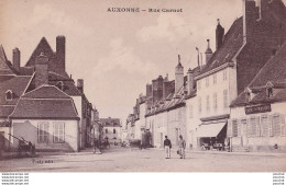 A6-21) AUXONNE ( COTE D ' OR  ) RUE CARNOT - ANIMEE - CAFE DES HALLES - EN 1916 - (  2 SCANS ) - Auxonne