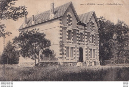 A7- 40) SABRES ( LANDES ) CHALET MALICHECQ - ANIMEE -  HABITANTS  - EN 1907 - ( 2 SCANS ) - Sabres