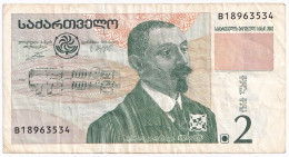 Georgië. 2 Lari 2002. KM 69 - Other - Asia