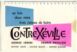 Buvard  20.7 X 13.4 CONTREXEVILLE Boisson Eau Minérale  Source Légère  Source Pavillon - B