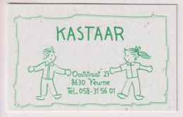 Delcampe - Visitekaartje - Carte De Visite - Kastaar - Veurne - Visitenkarten