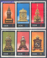 Germany, Democratic Republic (DDR) 1975 Mi 2055-2060 MNH  (ZE5 DDR2055-2060) - Clocks