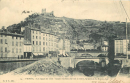 38 -  VIENNE -  LES QUAIS DE GERE - ANCIEN CHATEAU FORT DE LA BATIE - Vienne