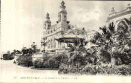 CPA Monte Carlo Le Casino Et Le Theatre - Other & Unclassified