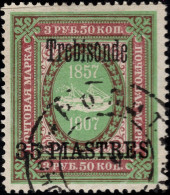 1909 Levante Trebisonde 35 Pi Usato, See Scan - Levant