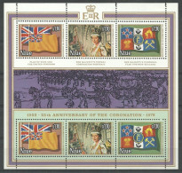 Niue 1978 Mi Sheet 202-207 MNH  (ZS7 NIEark202-207) - Stamps