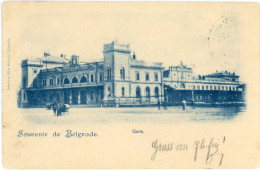 Serbia Belgrade Gare 1900 Ed Mita Staitch - Serbien