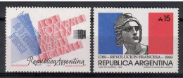 Argentina 1989 Mi 1977-1978 MNH  (ZS3 ARG1977-1978-all79L) - Stamps