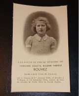 MARIANNE ROUVEZ / ANVERS 1930 _ WILRYCK 1943 - Overlijden