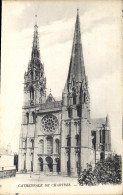 CPA Cathedrale De Chartres La Facade - Chartres