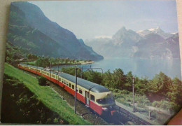 ! Schweiz Ansichtskarte Trans Europ Express Eisenbahn, Zürich - Lugano - Milano - Lausanne - Paris, Train Electrique - Treinen