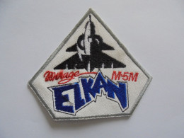 MIRAGE M 5M ELKAN  Belgian Air Force ECUSSON PATCH BADGE Armée Avion Aviation - Scudetti In Tela