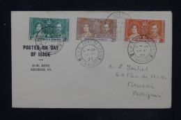 TRINIDAD - Couronnement Du Roi GEORGE VI Le 12 Mai 1937 à Londres Sur Enveloppe - M 13966 - Tonga (...-1970)