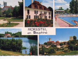 Delcampe - MORESTELLE, MULTIVUE COULEUR   REF 30213 - Morestel