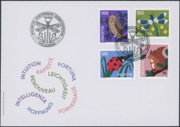 Suisse - 2024 - Tiere - Ersttagsbrief FDC ET - Briefe U. Dokumente