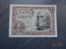 SPANJE    UNA PESETA  22 DE JULIO 1953   UNC - 1-2 Pesetas