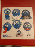 AUTOCOLLANT CFTC SYNDICAT SANTE SOCIAUX DYNAMITEUR D4iidees Reçues Ras Le Bol De Serrer La Ceinture - Autres & Non Classés