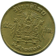 25 SATANG 1957 THAÏLANDE THAILAND RAMA IX Pièce #AZ130.F.A - Tailandia