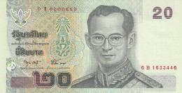 Thailand, (511), 20 Baht De 2008, UNC - Thailand