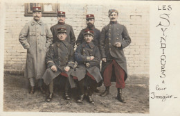 PRISONNIERS DE GUERRE PHOTO STENDAL SAXE 1915 NOMS GRADES REGIMENTS BLESSURES SIGNATURES EXCEPTIONNELLE TRES RARE - Weltkrieg 1914-18
