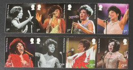 GROSSBRITANNIEN GRANDE BRETAGNE GB 2023 MUSIC GIANTS VIII DAME SHIRLEY BASSEY MNH SG 5070-77 MI 5291-98 YT 5682-89 SN - Ungebraucht