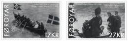 Faroe Islands 2021 - Mint Complete Set 2 Stamps - Visit Of King Christian IX In 1921. Boat, Flag. - Färöer Inseln