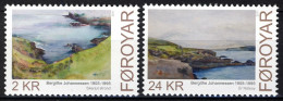Faroe Islands 2011 - Mint Complete Set 2 Stamps - Marine Paintings By Bergithe Johannessen - Färöer Inseln
