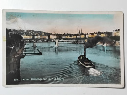 CPA - - LYON - REMORQUEUR SUR LA SAÔNE - Sonstige & Ohne Zuordnung