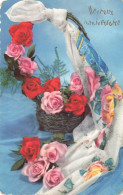 HEUREUX ANNIVERSAIRE - BOUQUET DE FLEURS - Geburtstag