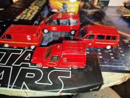 Lot Vehicules Services Pompier Au 1/43 - Andere & Zonder Classificatie