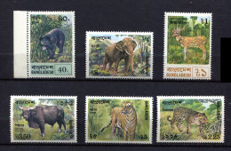 Bangladesh ** N°101 à 106 - Animaux Sauvages - Ciskei