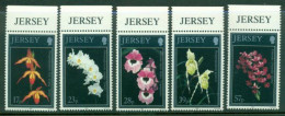 JERSEY 1993 Mi 607-11** Orchids [B1700] - Orchids