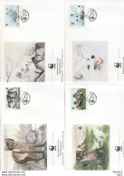A41197)WWF-FDC Saeuegetiere: Finnland 1202 - 1205 - FDC