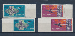North Vietnam - Full Set  Of 3 - MNH - Space - Espace - Perforated & Imperforate - Vietnam