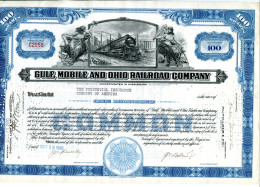 GULF, MOBILE And OHIO RAILROAD COMPANY; 100 Shares - Railway & Tramway