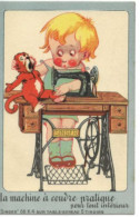 PUBLICITE SINGER MACHINES A COUDRE CPA 2 SCANS - Advertising