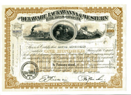 DELAWARE, LACKAWANNA & WESTERN RAILROAD COMPANY - Railway & Tramway