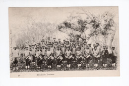 CP Indochine Tirailleurs Tonkinois Armée Coloniale Tambours Musique Colonies Françaises TB - Vietnam