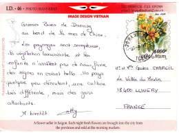 VIÊT-NAM N°1347 (y&t) Hanoï 30 Août 1997 Pour Lunery  - CP - Vietnam