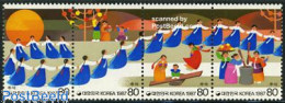 Korea, South 1987 Folklore 4v [:::], Mint NH, Various - Folklore - Korea, South