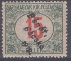 Delcampe - Hungary Banat Bacska 1919 Porto Mi#4 Mint Never Hinged - Banat-Bacska