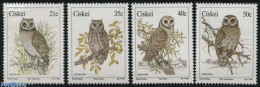 Ciskei 1991 Owls 4v, Mint NH, Nature - Birds - Owls - Ciskei