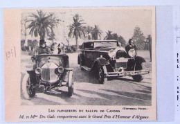 Rallye De Cannes Grand Prix D'Elégance Automobile  - Coupure De Presse De 1931 - Historical Documents