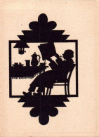 Delcampe - I3835 - Künstlerkarte Nach Scherenschnitt - VBBC - Scherenschnitt - Silhouette
