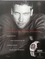 Publicité Papier   MONTRE SEIKO KINETIC Décembre 1997 LG-17 - Advertising