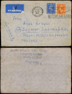Briefumschlag Brighton & Hove Brithisch Airlines An Russ. Zone 1949 - Unclassified